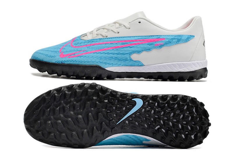 Nike Phantom GX Academy TF Turf Soccer Cleats - Blue/Pink/White