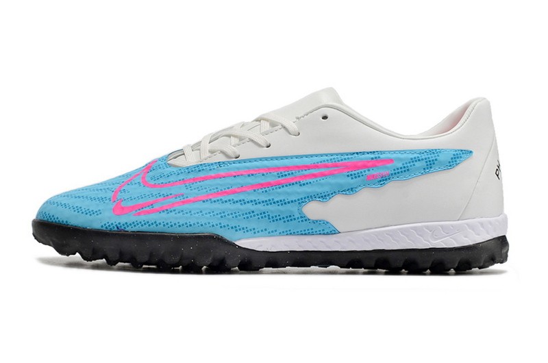 Nike Phantom GX Academy TF Turf Soccer Cleats - Blue/Pink/White