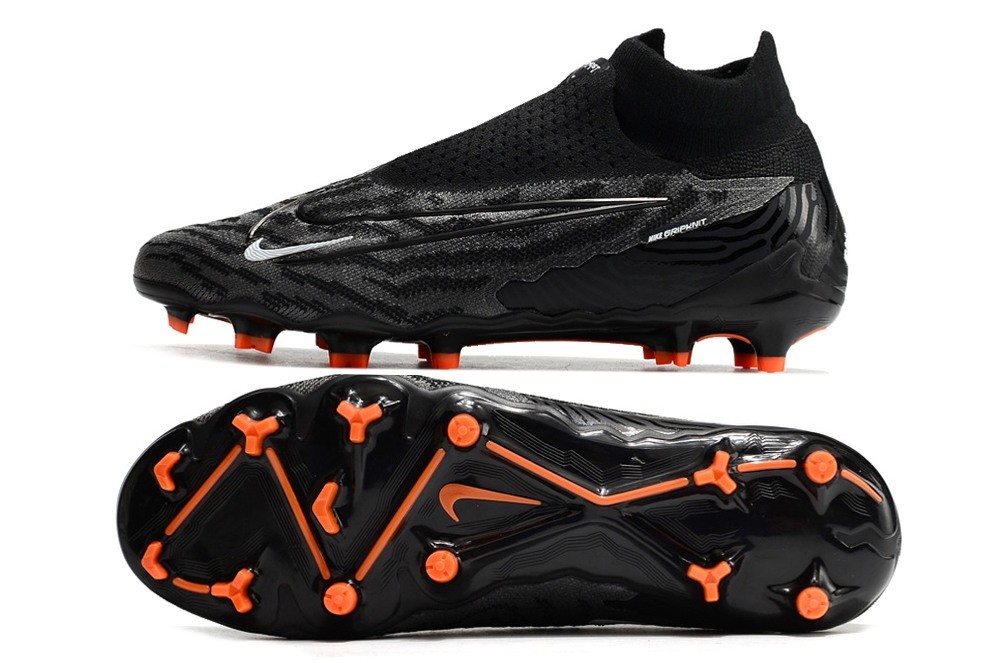 Nike Phantom GX Elite DF FG Black Pack - Black/Dark Smoke Grey