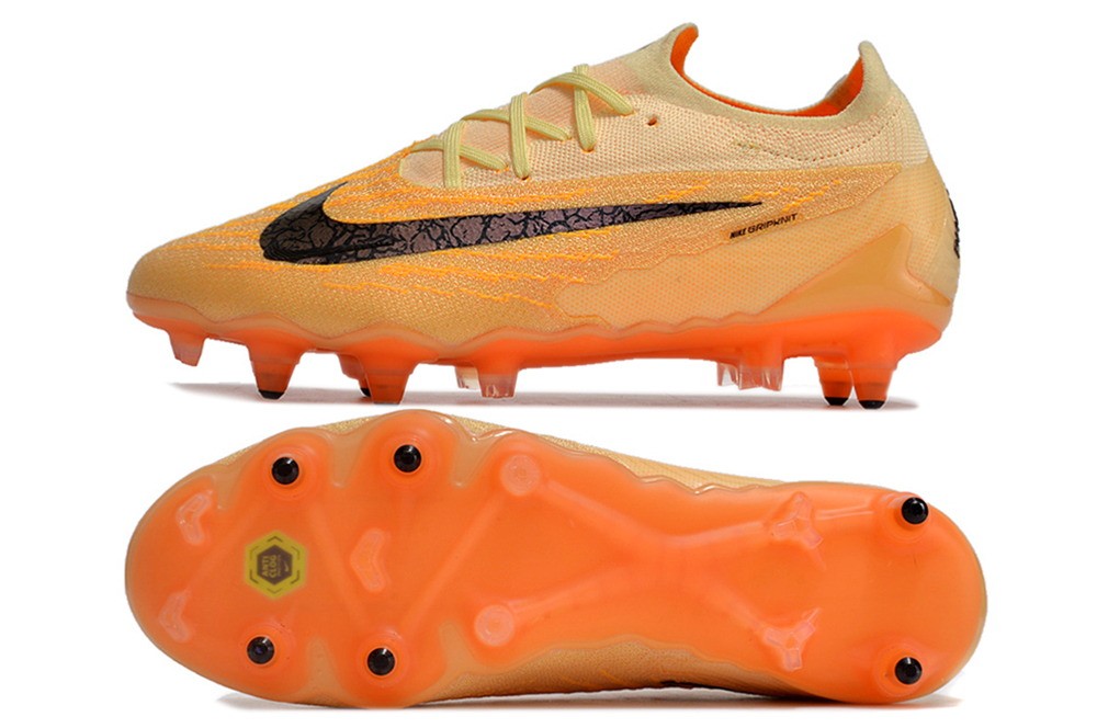 Nike Phantom GX Elite Low SG-PRO Anti Clog Blaze - Citron Tint/Burgundy Crush