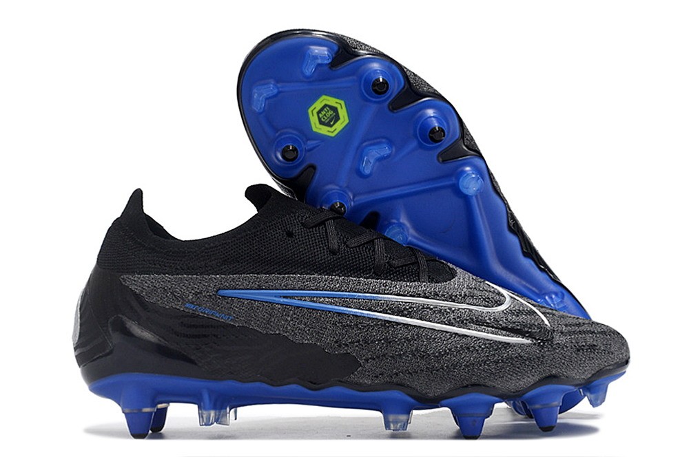 Nike Phantom GX Elite Low SG-PRO Anti Clog Shadow Pack - Black/Chrome/Hyper Royal