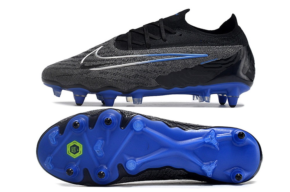 Nike Phantom GX Elite Low SG-PRO Anti Clog Shadow Pack - Black/Chrome/Hyper Royal
