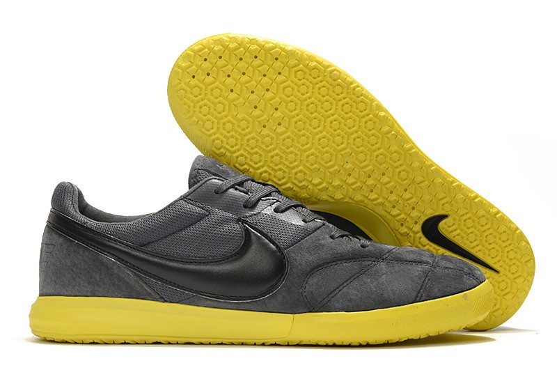 Nike Premier II sala IC - Dark Smoke Grey/Yellow