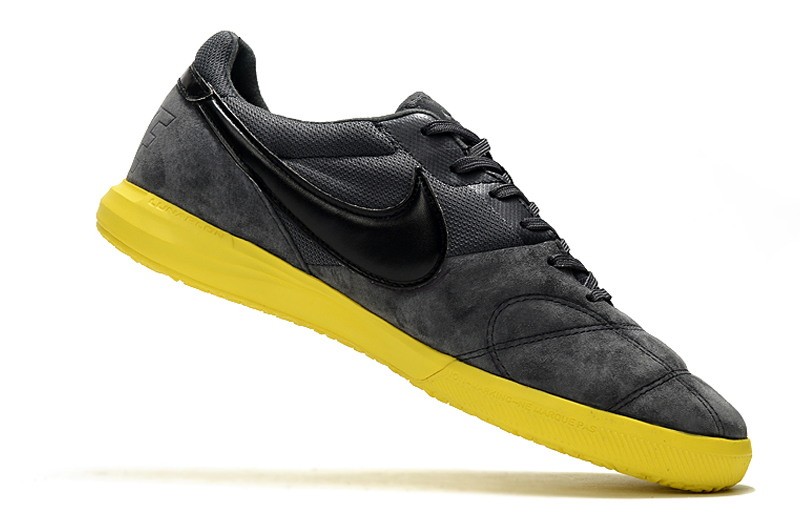Nike Premier II sala IC - Dark Smoke Grey/Yellow