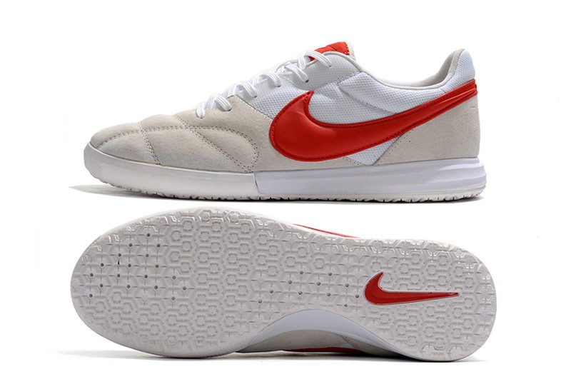 Nike Premier II sala IC - Pure Platinum/University Red/White