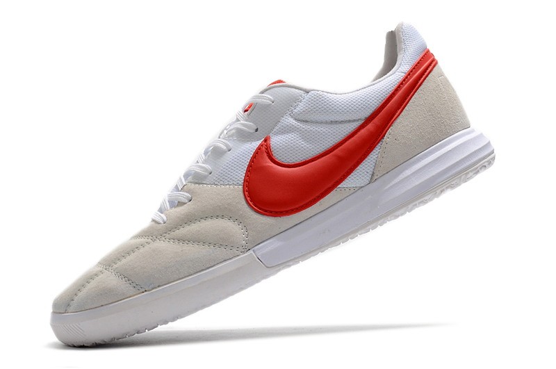 Nike Premier II sala IC - Pure Platinum/University Red/White