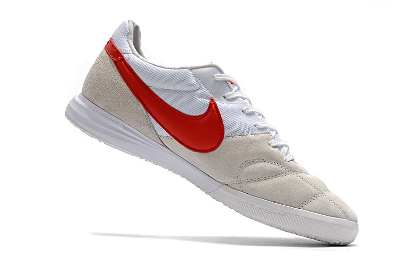 Nike Premier II sala IC - Pure Platinum/University Red/White