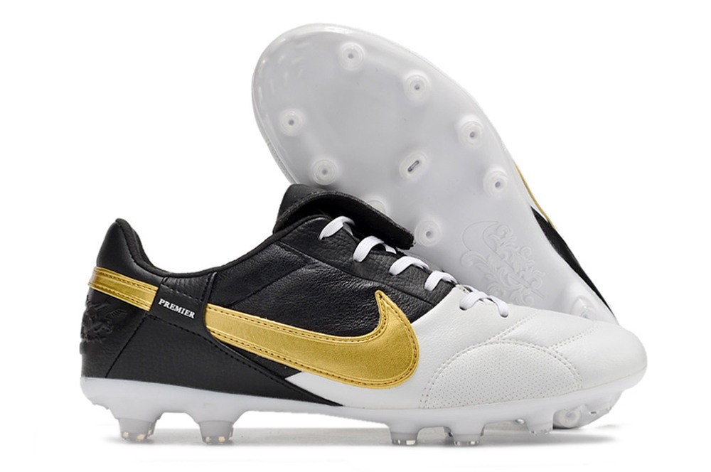 Nike Premier III FG - White/Black/Gold