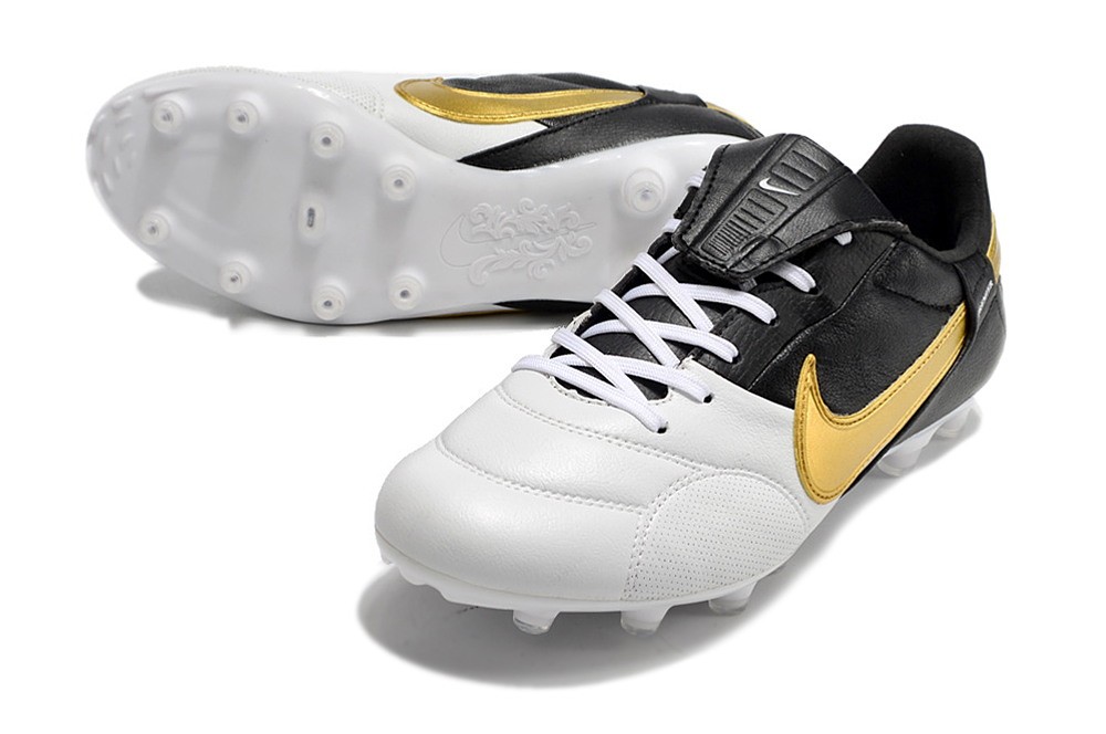 Nike Premier III FG - White/Black/Gold