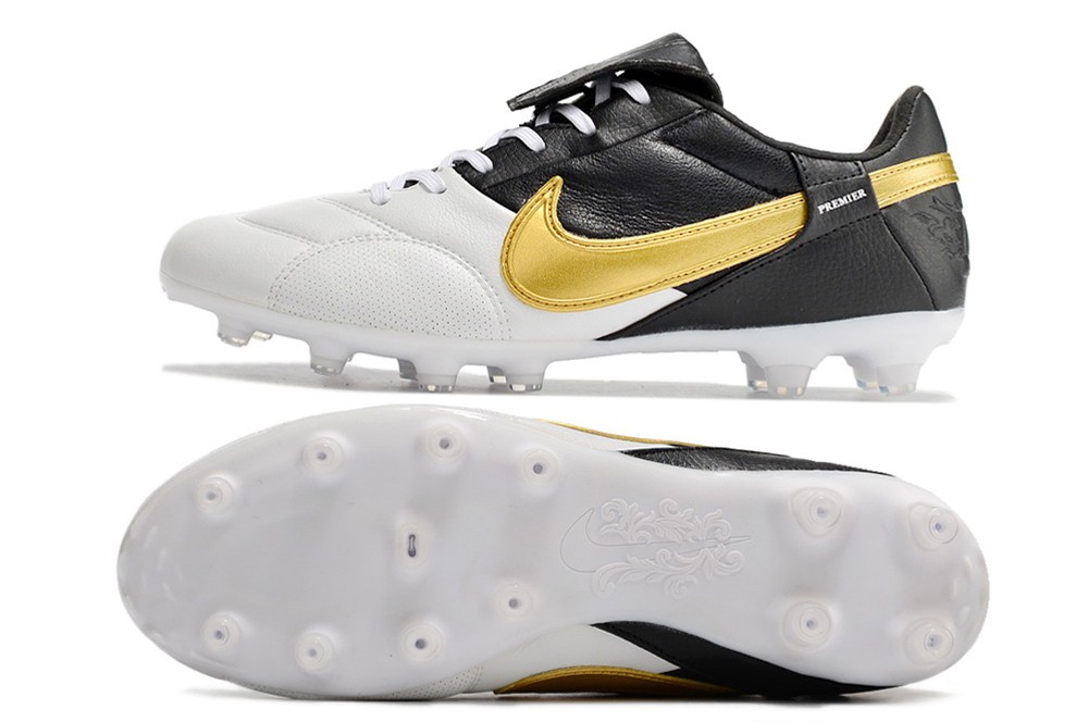 Nike Premier III FG - White/Black/Gold