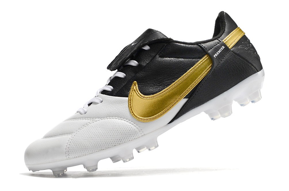 Nike Premier III FG - White/Black/Gold