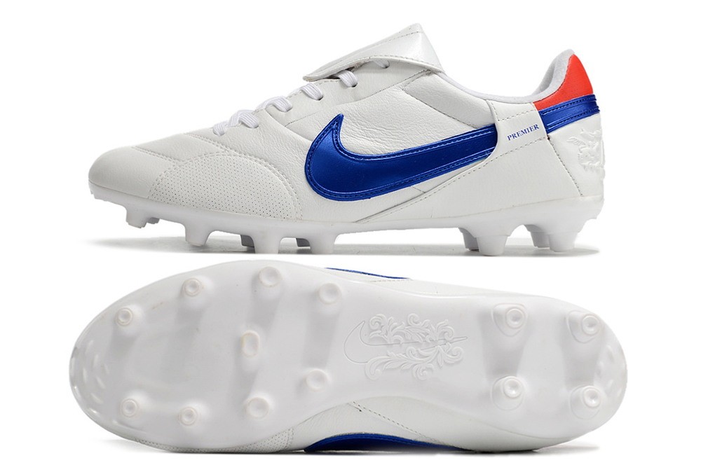 Nike Premier III FG - White/Blue/Red