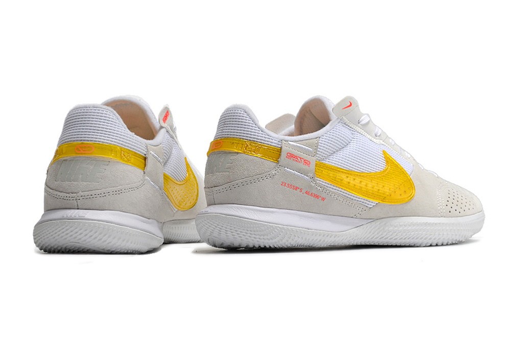 Nike Sao Paulo Streetgato IC Soccer Shoes - Summit White/Gold