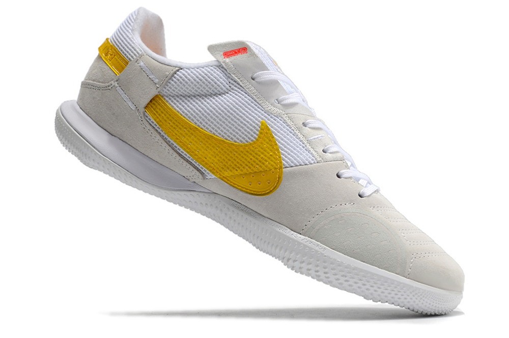 Nike Sao Paulo Streetgato IC Soccer Shoes - Summit White/Gold