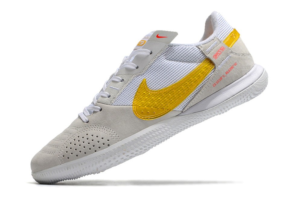 Nike Sao Paulo Streetgato IC Soccer Shoes - Summit White/Gold