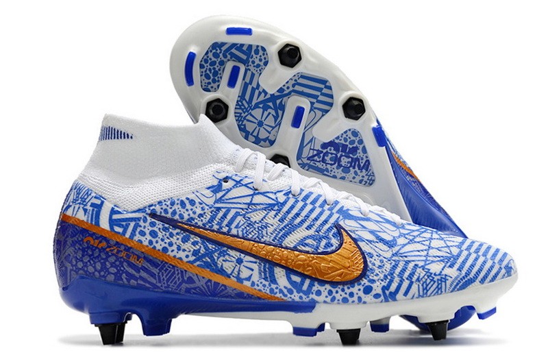 Nike Air Zoom Mercurial Superfly 9 Elite SG Player Edition CR7 - Blue/White