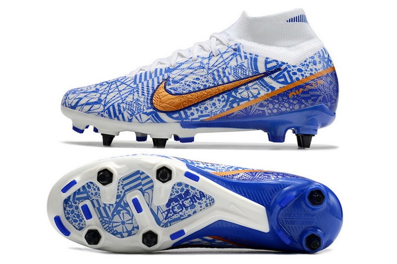 Nike Air Zoom Mercurial Superfly 9 Elite SG Player Edition CR7 - Blue/White