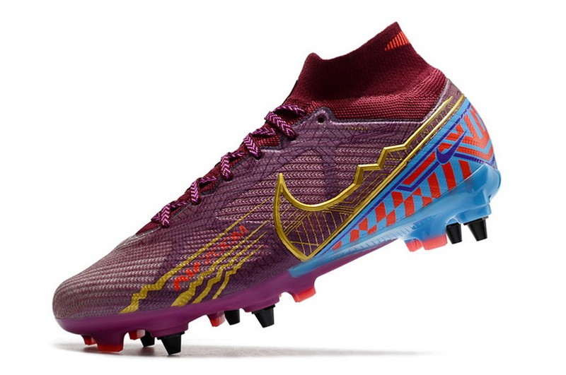 Nike Air Zoom Mercurial Superfly 9 Elite SG Player Edition Mbappe - Purple/Red