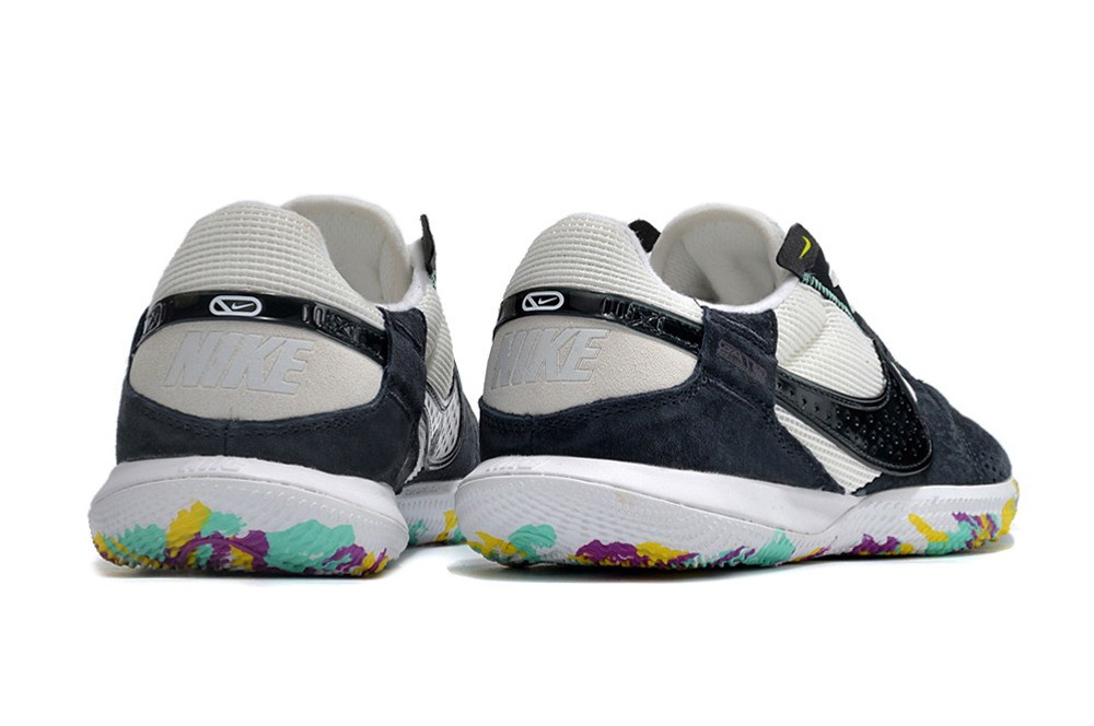 Nike Streetgato IC Indoor Soccer Shoes - Black/White/Multi-Color