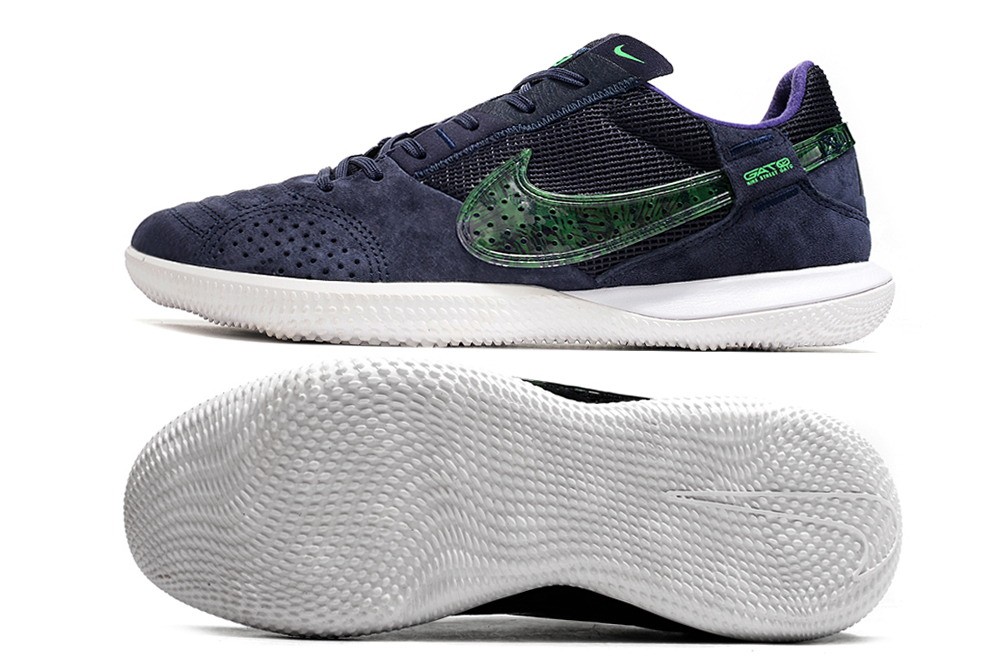 Nike Streetgato IC Indoor Soccer Shoes - Blackened Blue/Green