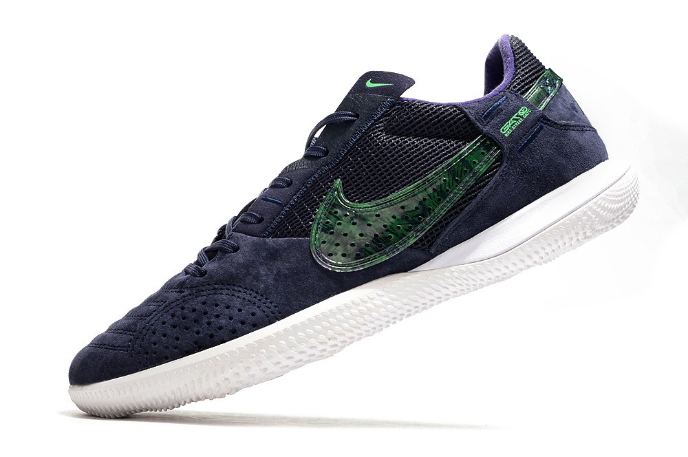 Nike Streetgato IC Indoor Soccer Shoes - Blackened Blue/Green