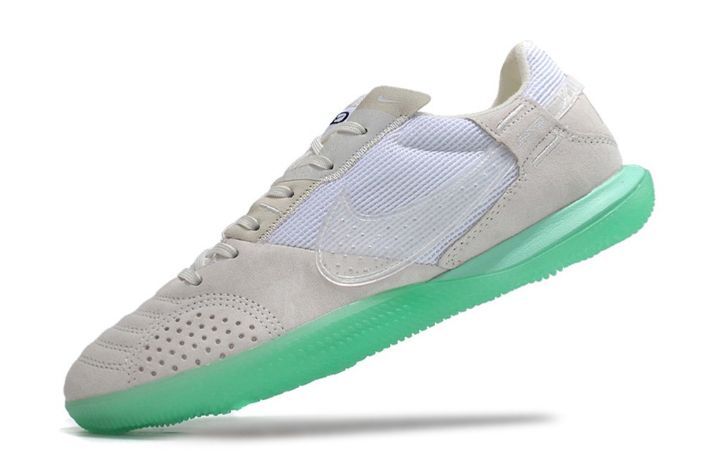 Nike Streetgato IC Indoor Soccer Shoes - Off White/Green