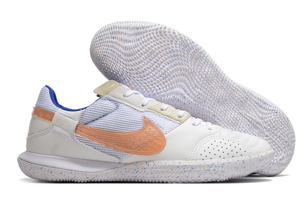 Nike Streetgato IC Indoor Small Sided - White/Metallic Gold/Hyper Royal