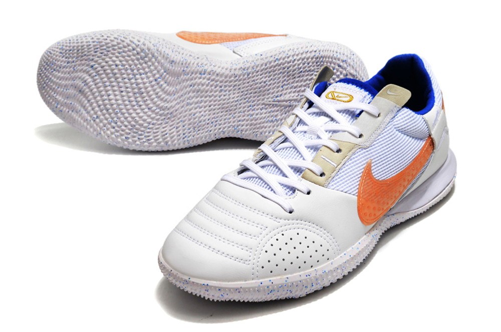 Nike Streetgato IC Indoor Small Sided - White/Metallic Gold/Hyper Royal