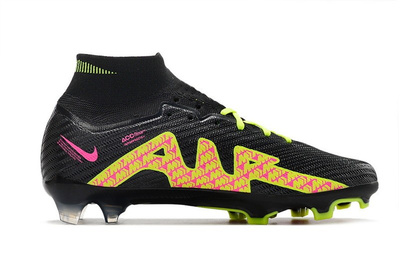 Nike Air Zoom Mercurial Superfly 9 Elite FG - Black/Pink/Yellow