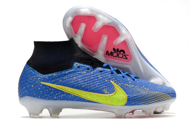 Nike Air Zoom Mercurial Superfly 9 Elite FG - Blue/Pink/Yellow