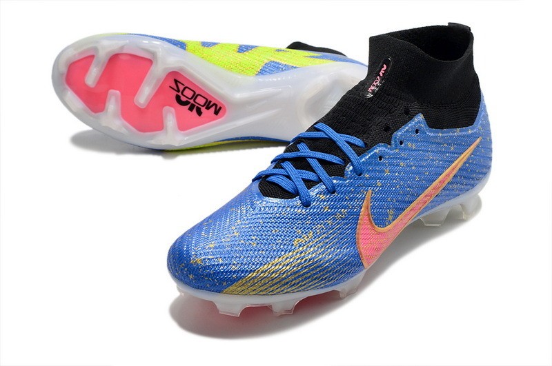 Nike Air Zoom Mercurial Superfly 9 Elite FG - Blue/Pink/Yellow