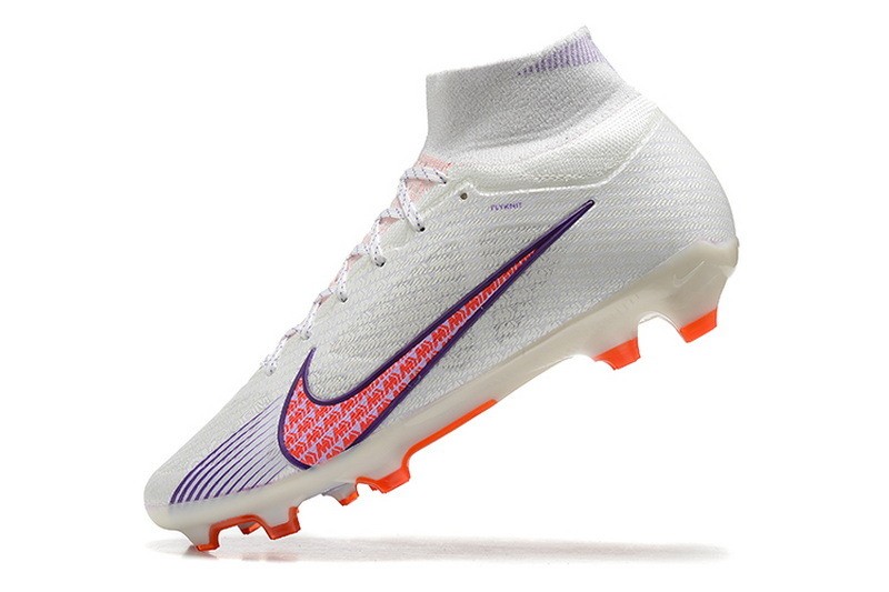 Nike Air Zoom Mercurial Superfly 9 Elite FG - White/Purple/Red