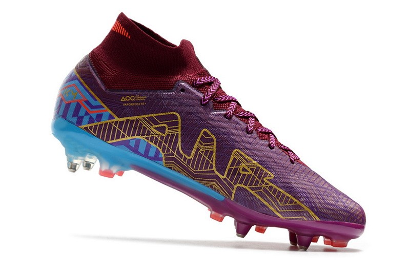 Nike Air Zoom Mercurial Superfly 9 Elite SG Anti Clog Mbappe - Dark Beetroot/Metallic Vivid Gold