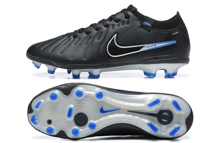 Nike Tiempo Legend 10 Elite FG Shadow - Black/Hyper Royal/Chrome