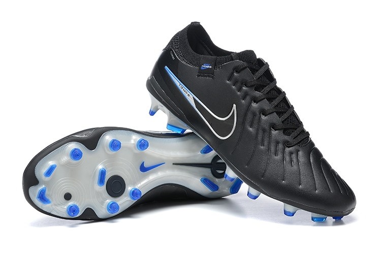 Nike Tiempo Legend 10 Elite FG Shadow - Black/Hyper Royal/Chrome