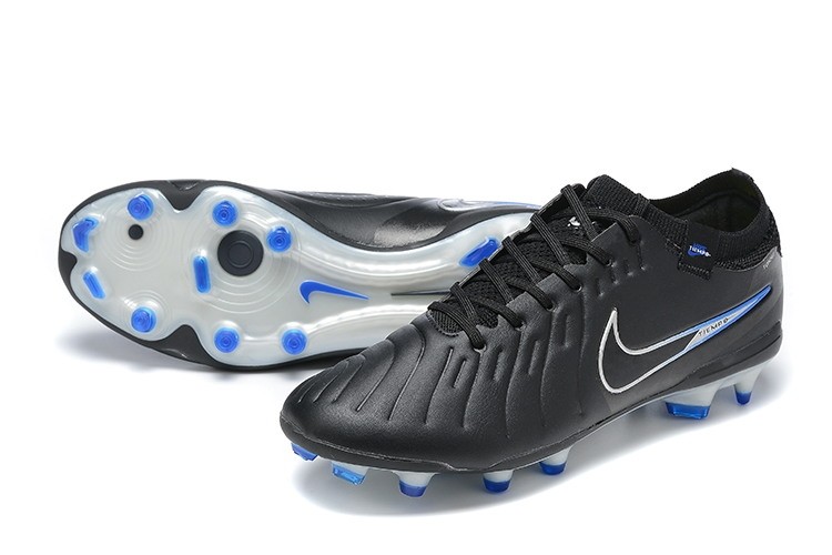 Nike Tiempo Legend 10 Elite FG Shadow - Black/Hyper Royal/Chrome