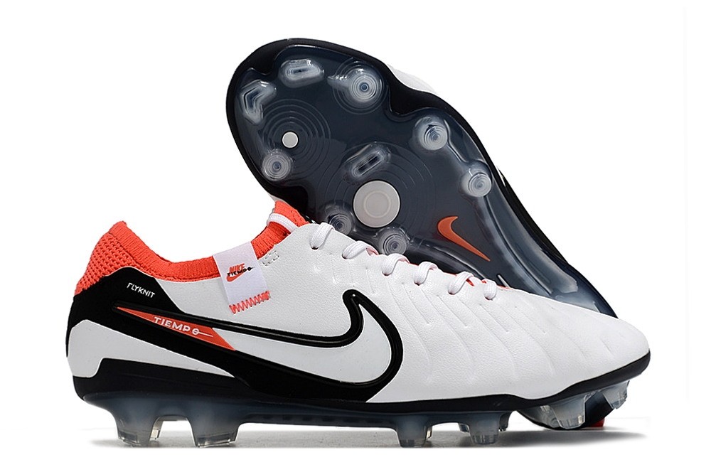 Nike Tiempo Legend 10 Elite FG - White/Bright Crimson/Black