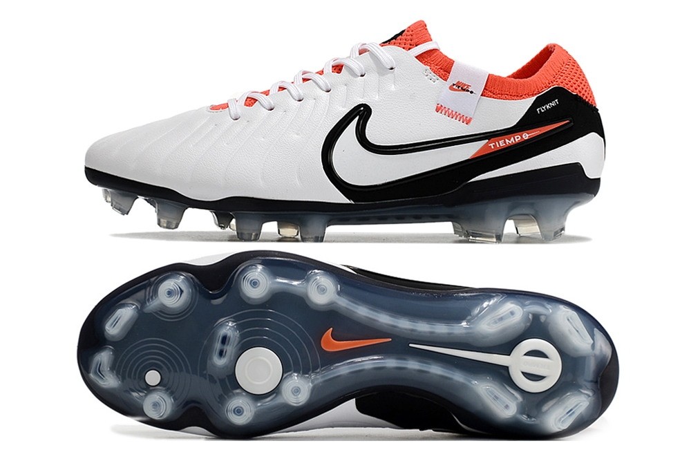 Nike Tiempo Legend 10 Elite FG - White/Bright Crimson/Black
