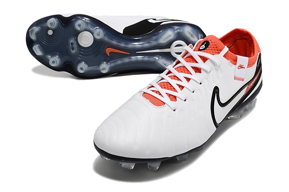 Nike Tiempo Legend 10 Elite FG - White/Bright Crimson/Black