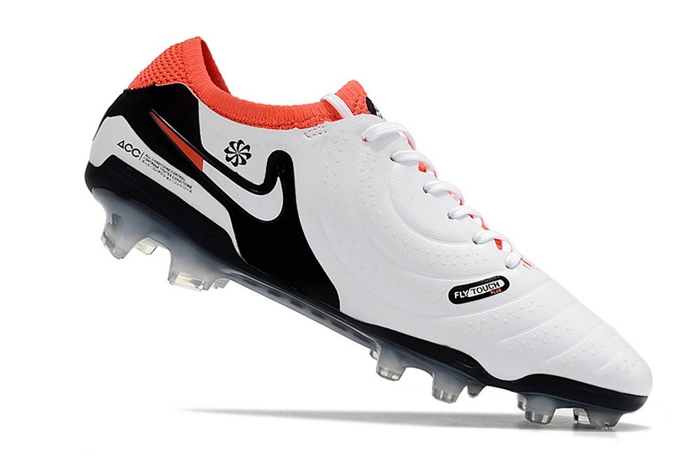 Nike Tiempo Legend 10 Elite FG - White/Bright Crimson/Black