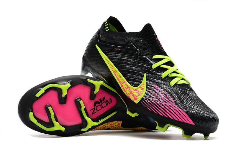 Nike Air Zoom Mercurial Vapor 15 Elite FG - Black/Pink/Yellow