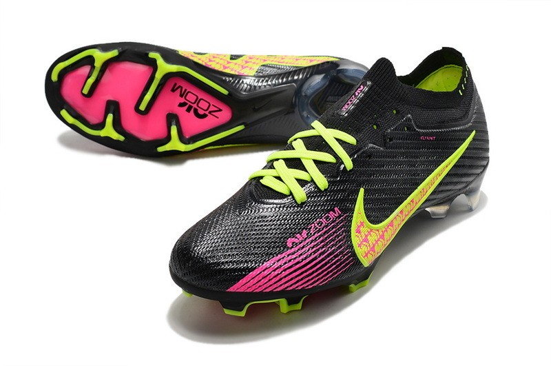 Nike Air Zoom Mercurial Vapor 15 Elite FG - Black/Pink/Yellow