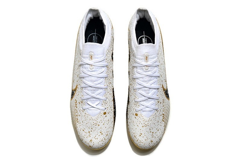 Nike Air Zoom Mercurial Vapor 15 Elite FG - White/Gold/Black