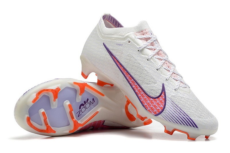 Nike Air Zoom Mercurial Vapor 15 Elite FG - White/Purple/Red