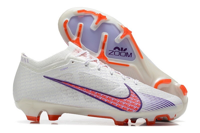Nike Air Zoom Mercurial Vapor 15 Elite FG - White/Purple/Red