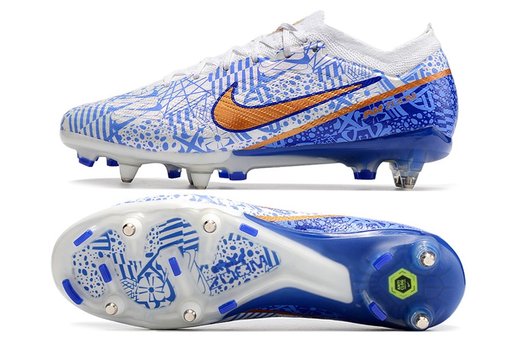 Nike Air Zoom Mercurial Vapor 15 Elite Metal Studs SG CR7 - Blue/White
