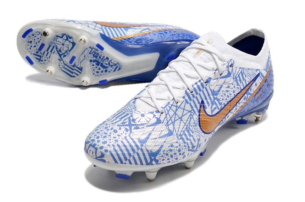 Nike Air Zoom Mercurial Vapor 15 Elite Metal Studs SG CR7 - Blue/White