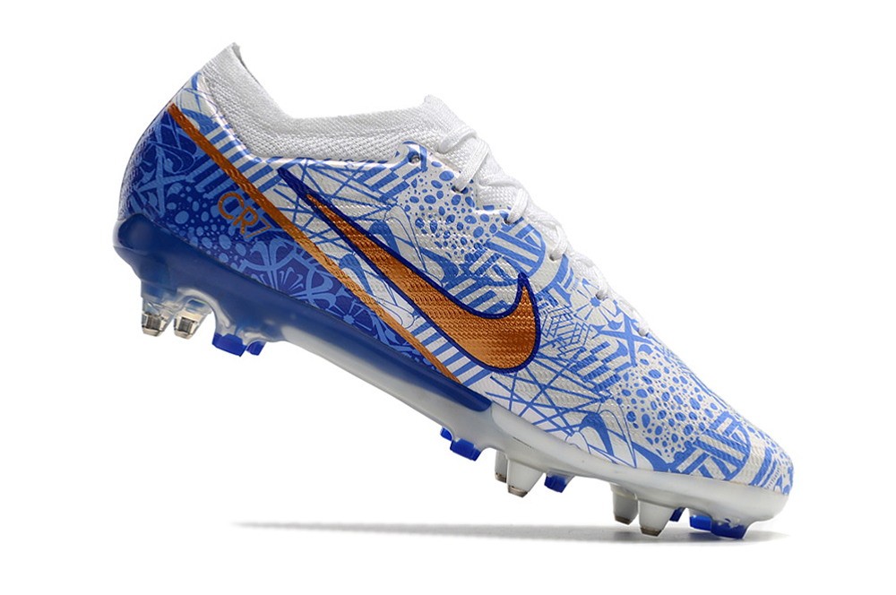 Nike Air Zoom Mercurial Vapor 15 Elite Metal Studs SG CR7 - Blue/White