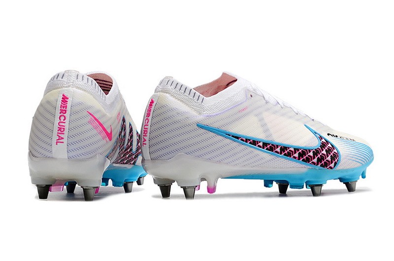 Nike Air Zoom Mercurial Vapor 15 Elite SG Removable Studs Blast - White/Baltic Blue/Pink Blast