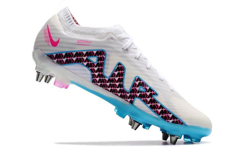 Nike Air Zoom Mercurial Vapor 15 Elite SG Removable Studs Blast - White/Baltic Blue/Pink Blast